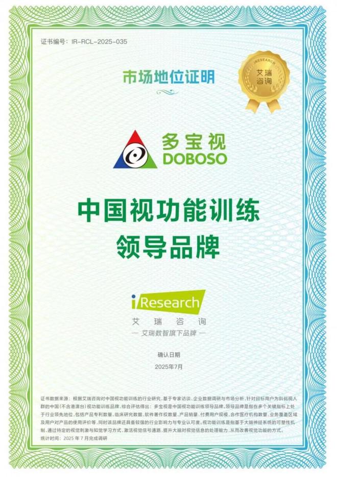 多寶視獲艾瑞咨詢權(quán)威認(rèn)證 以技術(shù)與市場雙優(yōu)鑄就高質(zhì)量發(fā)展底色